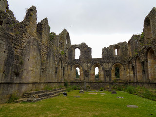 an old church ruin in England