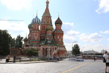 Москва Красная Площадь Храм Василия Блаженного 