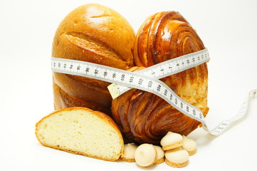 Completeness. Overweight. Bread, biscuits with a centimeter,