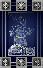 Graphical illustration of a Tarot card 7_2