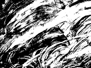 Black and white liquid texture.Grunge Vector Background.