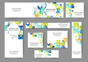 Fototapeta premium Web banner templates