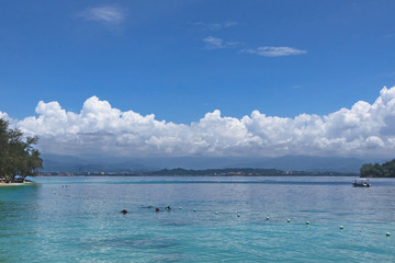Beach on the Manukan Island, Sabah, Malaysia