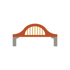 Bridge, suspension, rope icon