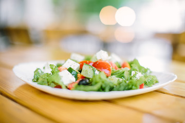 Caesar Salad with Chicken Fillet and Parmesan Cheese