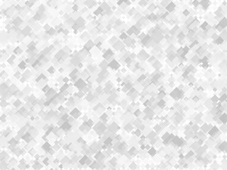 Geometric pattern with squares of different scale. Different shades of gray with transparency and overlap. Vector illustration