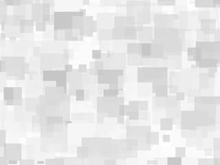 Geometric pattern with squares of different scale. Different shades of gray with transparency and overlap. Vector illustration