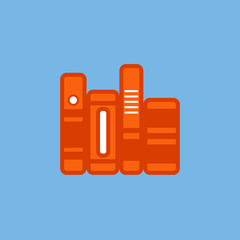 The icon of the book. E-book. Education icon. .