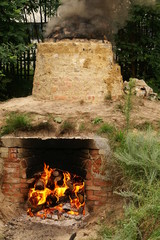 Печь для обжига посуды