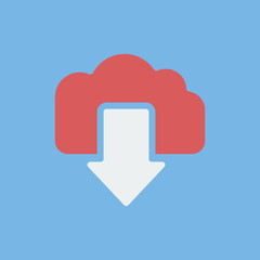 Unload icon from the cloud