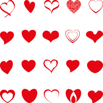 Herz Sammlung, Icon, heart collection