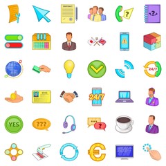 Wifi icons set. Cartoon style of 36 wifi vector icons for web isolated on white background