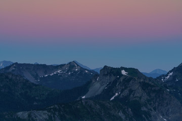 Fototapeta na wymiar Mount Rainier National Park Sunset