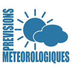 Logo prévisions météorologiques.