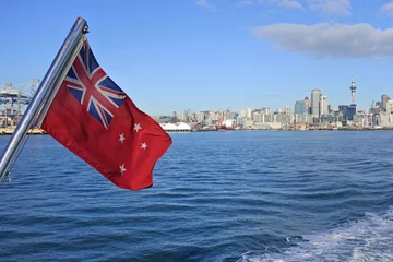Foto op Plexiglas The New Zealand Red Ensign © Rafael Ben-Ari