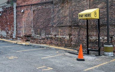 Parking désaffecté à Buffalo