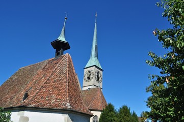 St. Oswald Kirche, Altstadt, Zug, Kirchengebäude in der Zentralschweiz