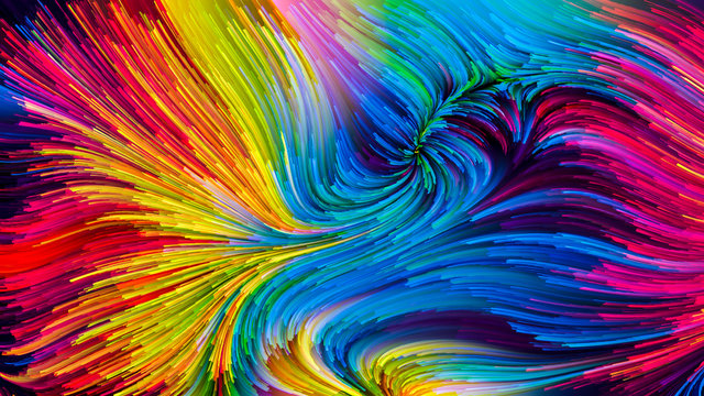 Colorful Paint Illusion