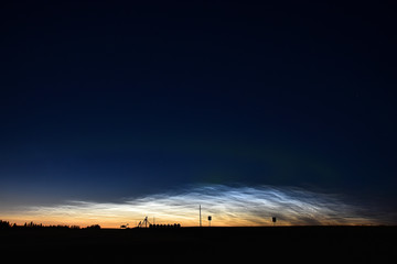 Luminescent Clouds Formations