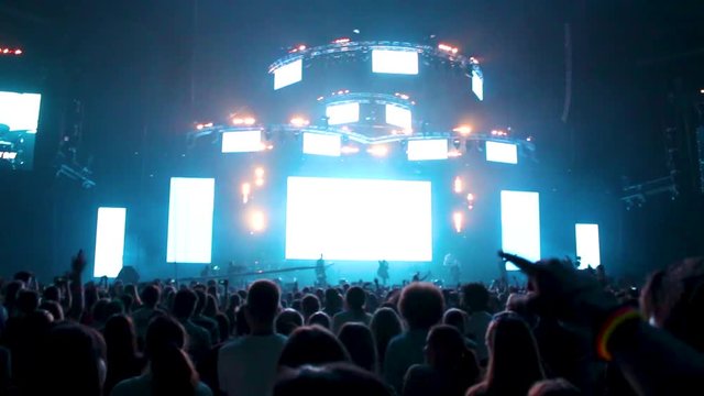 Handheld footage from a concert. You can see the drop when everything just boomed.