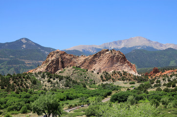 Garden of the Gods national park in USA