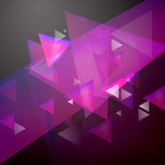 Pink grey geometry background.