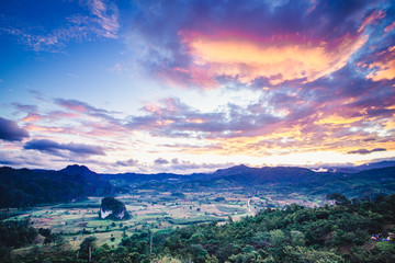 mountain around the hill