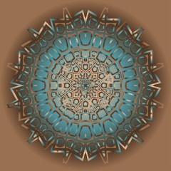 Beautiful fantasy flower ornament. seamless art-deco pattern. vector illustration. for design, wallpaper, invitation symbol.