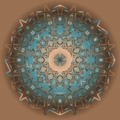 Decorative mandala flower ornament. pattern. vector. Tribal Ethnic Arabic, Indian, motif. for fashion design, wallpaper, invitation.