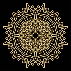 decorative ethnic ornament. Seamless vector illustration. Floral style. for printing on fabric, paper for scrapbooking, wallpaper, cover, page fantastic mandala book.