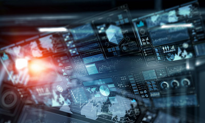 Obraz premium Innovative technology background