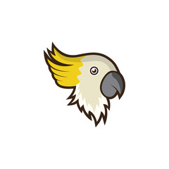 Parrots logo design template