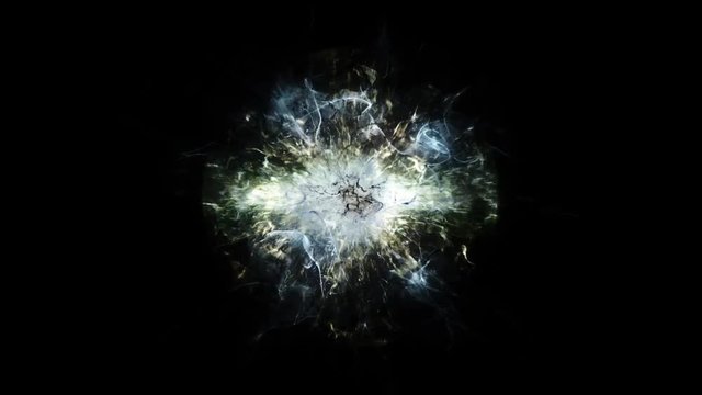 animated plasma effect of a powerful and spiritual element