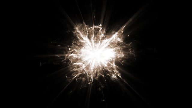 animated plasma effect of a powerful and spiritual element