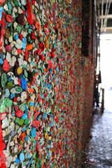 gum wall in pikeplace market in Seattle