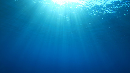Fototapeta na wymiar Blue water background 
