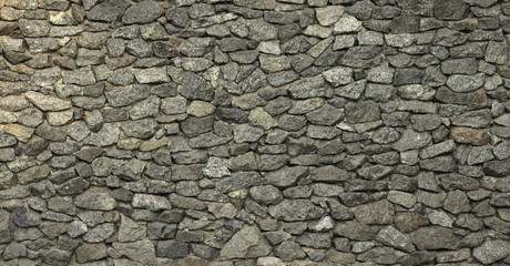 Dry stone wall texture background