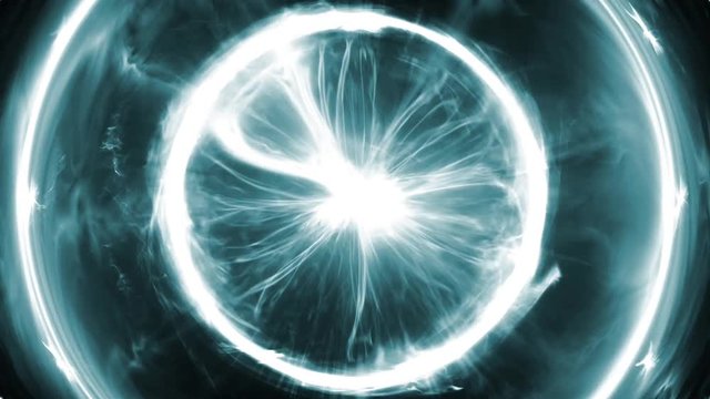 animated plasma effect of a powerful and spiritual element