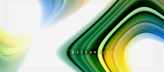 Rainbow fluid colors abstract background twisted liquid design, colorful marble or plastic wavy texture backdrop, multicolored template for business or technology presentation or web brochure cover