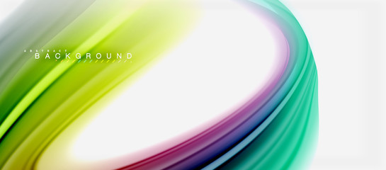 Rainbow fluid colors abstract background twisted liquid design, colorful marble or plastic wavy texture backdrop, multicolored template for business or technology presentation or web brochure cover