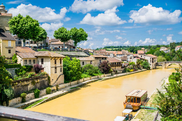 Fototapeta premium Nérac, Lot et Garonne, Occitanie, France.