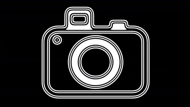 Camera. Looping footage has 4K resolution. Encoder Prores 4444.