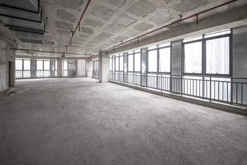 Empty buildings,Interior architecture frame