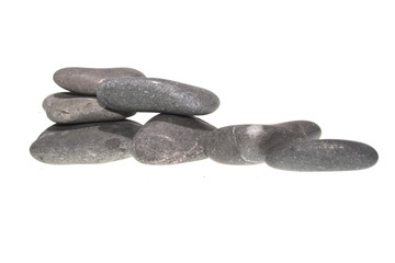 stones isolated on white background