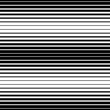 Simple striped pattern, black and white, horizontal