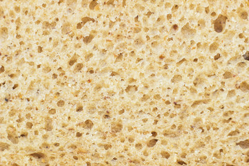 Macro photography of black hearth bread, background