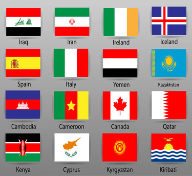 Flags of all countries of the world Part 5