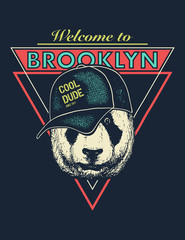 Vintage urban typography t-shirt graphics