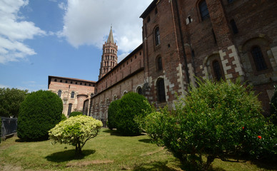 Fototapeta na wymiar Cathédrale Saint Cernin de Toulouse