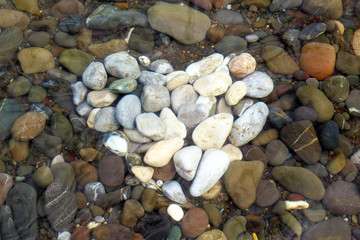 heart of stones under water